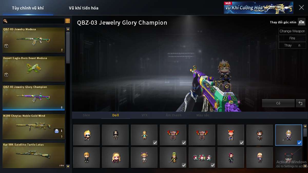 shop acc cf uy tin gia re